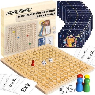 TABLICZKA MNOŻENIA - GRA PLANSZOWA KRUZZEL 24639