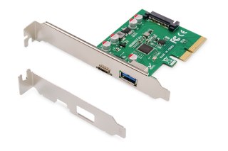 Digitus Karta PCIe, USB Typu C™ + USB-A