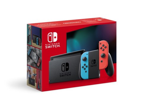 Nintendo Switch przenośna konsola do gier 15,8 cm (6.2") 32 GB Ekran dotykowy Wi-Fi Niebieski, Szary, Czerwony