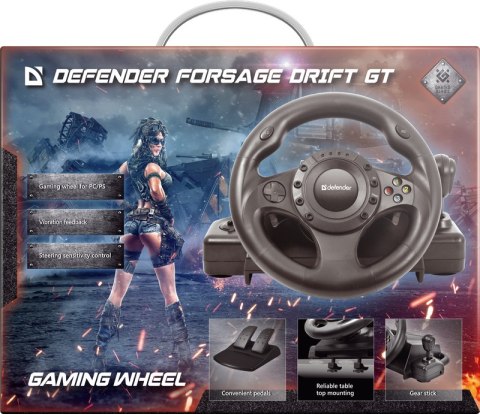 KIEROWNICA DEFENDER FORSAGE DRIFT GT PC/PS3