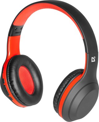 SŁUCHAWKI DEFENDER BLUETOOTH FREEMOTION B560 CZARNO-CZERWONE