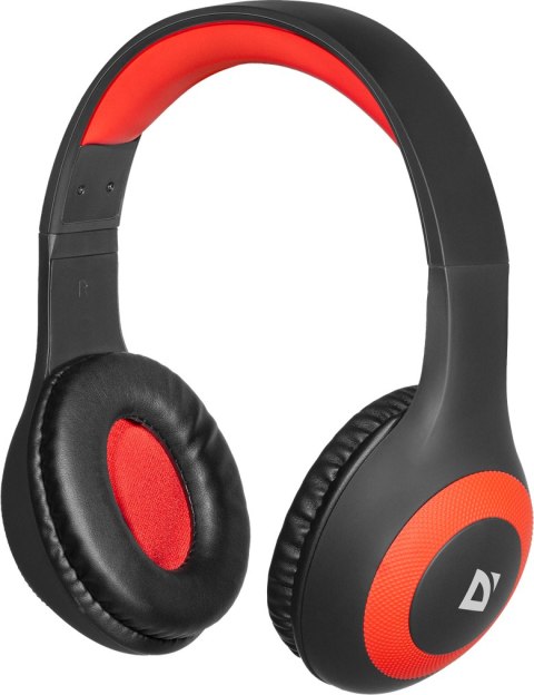 SŁUCHAWKI DEFENDER BLUETOOTH FREEMOTION B575 CZARNO-CZERWONE