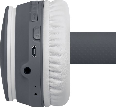 SŁUCHAWKI DEFENDER BLUETOOTH FREEMOTION B580 SZARE