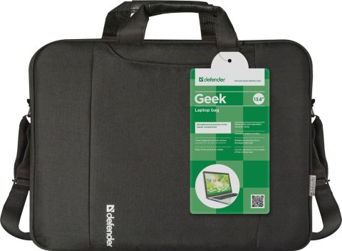 TORBA DEFENDER GEEK 15.6" CZARNA