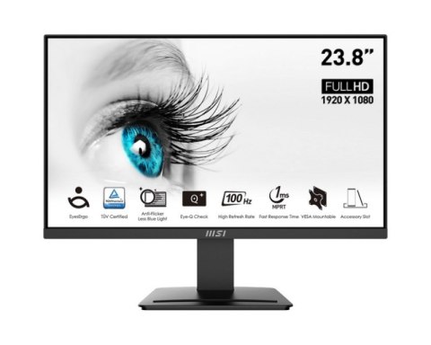 Monitor MSI PRO MP2412 (24" /VA /100Hz /1920 x 1080 /Czarny) Monitor MSI PRO MP2412 (24" /VA /100Hz /1920 x 1080 /Czarny)