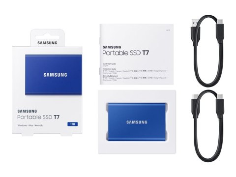 Dysk twardy zewnętrzny SAMSUNG T7 1 TB MU-PC1T0H/WW Dysk twardy zewnętrzny SAMSUNG T7 1 TB MU-PC1T0H/WW
