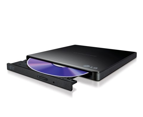 LG GP57EB40.AHLE10B - Black - Tray - Desktop/Notebook - DVD Super Multi DL - USB 2.0 - CD-R - CD-ROM - CD-RW - DVD+R - DVD+R DL 