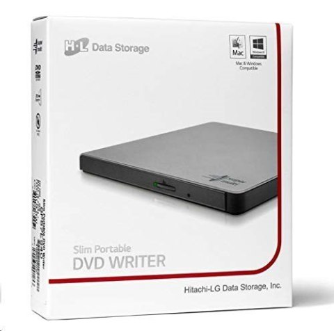 LG GP57ES40 - Silver - Tray - Desktop/Notebook - DVD Super Multi - USB 2.0 - CD-DA - CD-R - CD-ROM - CD-RW - DVD+R - DVD+R DL - 