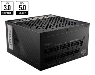 MSI MPG A850G PCIE5 moduł zasilaczy 850 W 24-pin ATX ATX Czarny