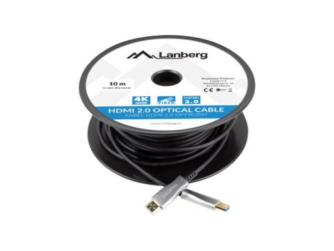 LANBERG KABEL HDMI LANBERG KABEL HDMI M/M V2.0 10M OPTYCZNY AOC CZARNY CA-HDMI-20FB-0100-BK