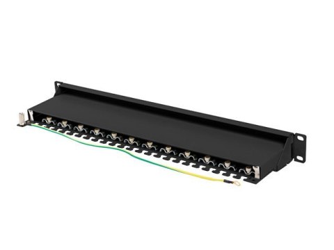 LANBERG PATCH PANEL 19" 24 PORT 1U KAT.7 FTP CZARNY PPS7-1024-B