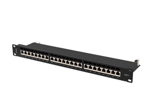 LANBERG PATCH PANEL 19" 24 PORT 1U KAT.7 FTP CZARNY PPS7-1024-B