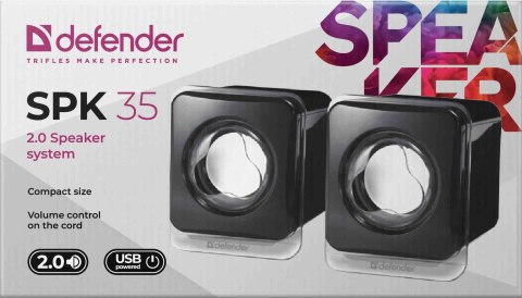 GŁOŚNIKI DEFENDER SPK-35 2.0 5W USB CZARNE