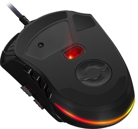 MYSZ DEFENDER GM-917 OVERSIDER RGB OPTIC 12000dpi 12P