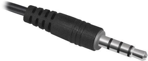 SŁUCHAWKI DEFENDER Z MIKR GRYPHON 750 4-PIN CZARNE