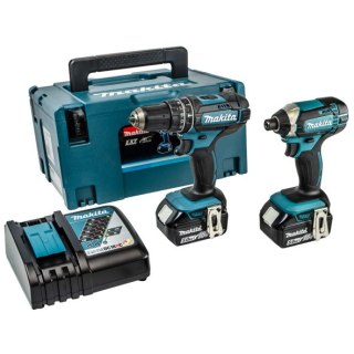 Zestaw Makita DLX2131TJ 18 V 2 X 5,0 Ah Li-Ion Wiertlo Kombi DHP482 + DTD152