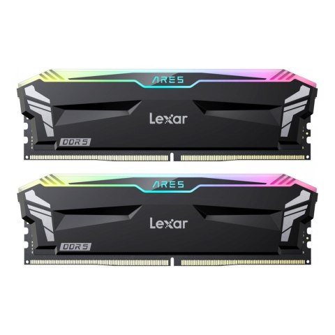 Pamięć DDR5 Lexar Ares RGB 32GB (2x16GB) 7200MHz CL34 XMP 3.0 AMD EXPO 1,4V Black Pamięć DDR5 Lexar Ares RGB 32GB (2x16GB) 7200MHz CL34 XMP 3.0 AMD EXPO 1,4V Black