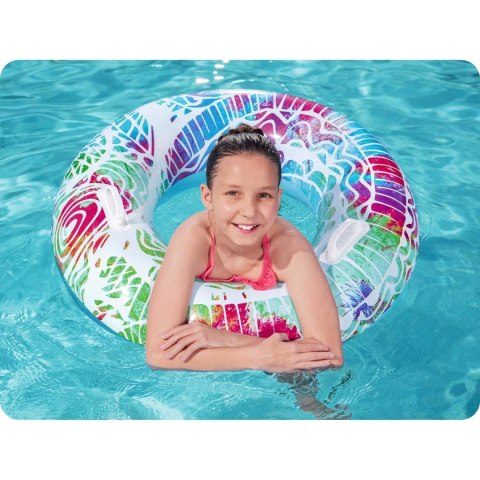 KÓŁKO DLA DZIECI O ŚREDNICY 91 CM 3 KOLORY BESTWAY 36084 CZERWONY