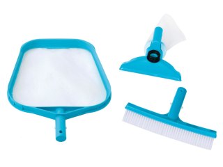 KOMPLET AKCESORIÓW DO CZYSZCZENIA - SIATKA, SZCZOTKA, ODKURZACZ INTEX 29056