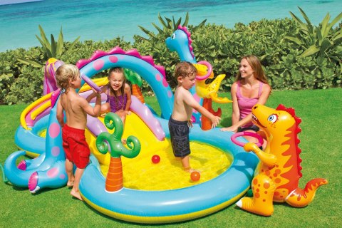 DMUCHANY PLAC ZABAW DINOZAURY 333 X 229 X 112 CM INTEX 57135 DMUCHANY PLAC ZABAW DINOZAURY 333 X 229 X 112 CM INTEX 57135