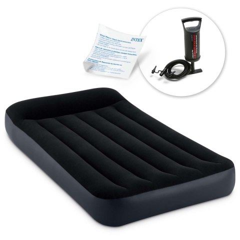 MATERAC DMUCHANY 191X99X25 CM Z POMPKĄ TŁOKOWĄ INTEX 64141