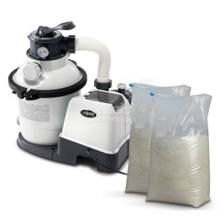 POMPA FILTRUJĄCA PIASKOWA 12000 L/H INTEX 26652 + 50 KG PIASKU