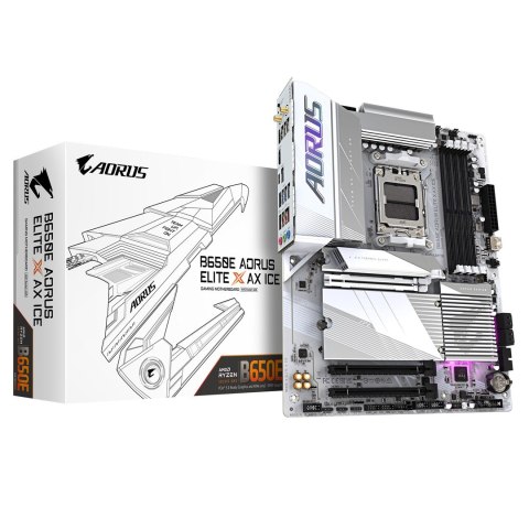 Płyta główna Gigabyte B650E AORUS ELITE X AX ICE Płyta główna Gigabyte B650E AORUS ELITE X AX ICE