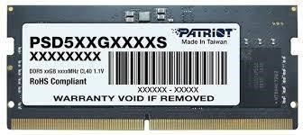 Patriot Memory Signature PSD58G560041S moduł pamięci 8 GB 1 x 8 GB DDR5 5600 MHz Patriot Memory Signature PSD58G560041S moduł pamięci 8 GB 1 x 8 GB DDR5 5600 MHz