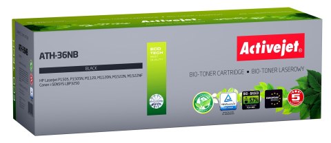 BIO Toner Activejet ATH-36NB (zamiennik HP 36A CB436A, Canon CRG-713; Supreme; 2000 stron; czarny)