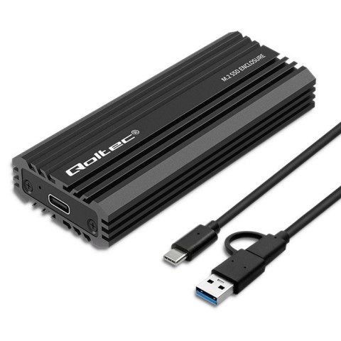 QOLTEC OBUDOWA NV2270 NA DYSK M.2 SSD | SATA | NVME | USB-C | 2TB QOLTEC OBUDOWA NV2270 NA DYSK M.2 SSD | SATA | NVME | USB-C | 2TB