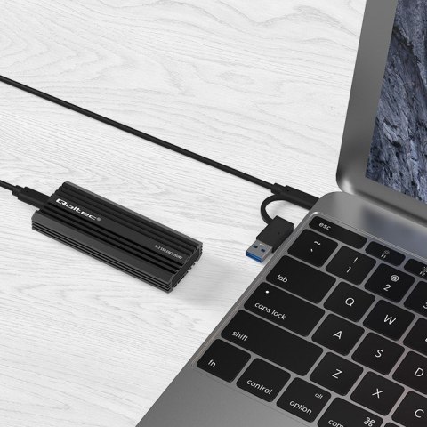 QOLTEC OBUDOWA NV2270 NA DYSK M.2 SSD | SATA | NVME | USB-C | 2TB QOLTEC OBUDOWA NV2270 NA DYSK M.2 SSD | SATA | NVME | USB-C | 2TB