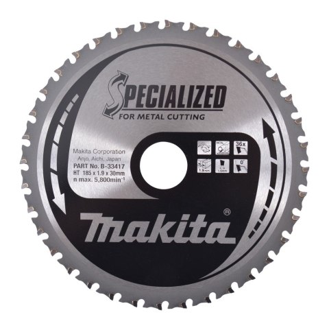 Makita Specialized ostrze do piły tarczowej 18,5 cm 1 szt. Makita Specialized ostrze do piły tarczowej 18,5 cm 1 szt.