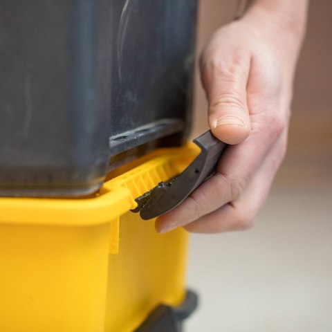 Stanley Essential Twarda kaseta na narzędzie Plastik Szary, Żółty