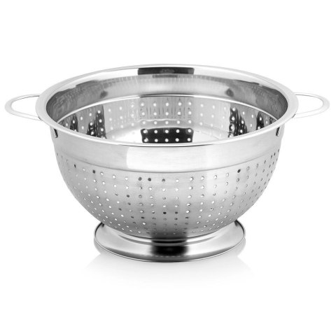 Cedzak Durszlak na Makaron Kuchenny Stalowy Nierdzewny NAVA 24 cm Cedzak Durszlak na Makaron Kuchenny Stalowy Nierdzewny NAVA 24 cm