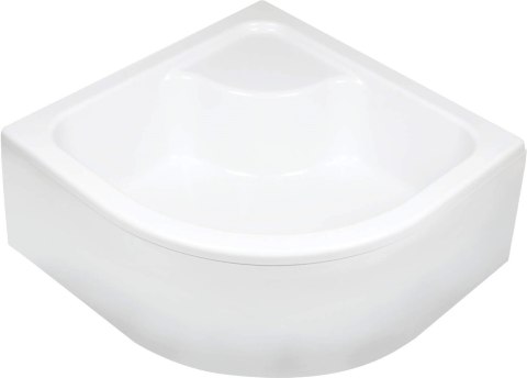 Brodzik akrylowy półokrągły 80x80 cm - głęboki Brodzik akrylowy półokrągły 80x80 cm - głęboki