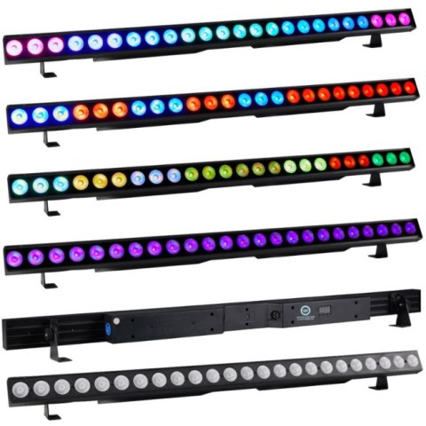 Listwa świetlna LIGHT4ME SPECTRA CREE BAR 24x6W RGBWA-UV Listwa świetlna LIGHT4ME SPECTRA CREE BAR 24x6W RGBWA-UV