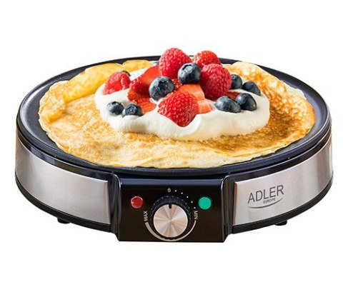 Adler AD 3058 urządzenie do smażenia naleśników 1 naleś. 1600 W Czarny, Stal nierdzewna Adler AD 3058 urządzenie do smażenia naleśników 1 naleś. 1600 W Czarny, Stal nierdzewna