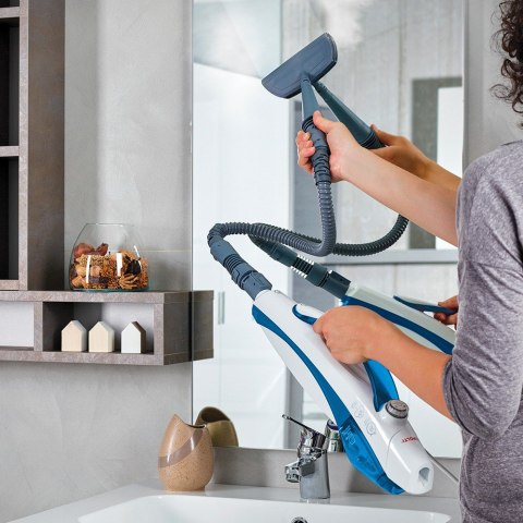 Polti Vaporetto SV460 Double Mop parowy 0,3 l 1500 W Niebieski, Biały Polti Vaporetto SV460 Double Mop parowy 0,3 l 1500 W Niebieski, Biały