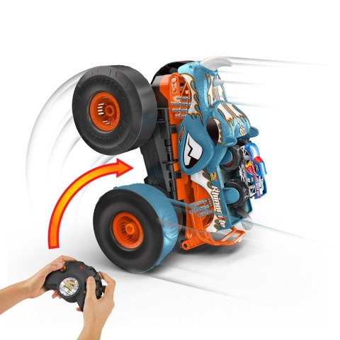 Hot Wheels Monster Truck Rhinomite Mega Transformacja HPK27 Pojazd zdalnie sterowany 1:12 MATTEL