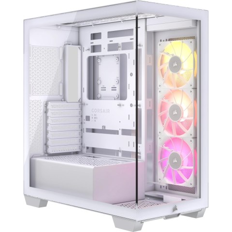 ICUE LINK 3500X RGB Tempered Glass Mid-Tower, White ICUE LINK 3500X RGB Tempered Glass Mid-Tower, White