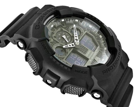 Zegarek Męski CASIO G-SHOCK GA-100-1A1ER 20 Bar Do nurkowania