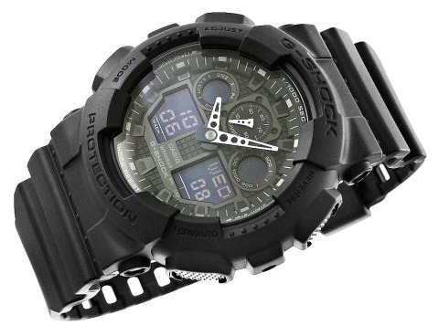 Zegarek Męski CASIO G-SHOCK GA-100-1A1ER 20 Bar Do nurkowania