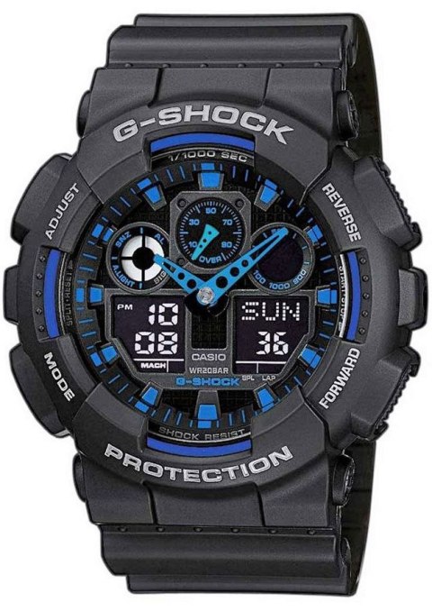 Zegarek Męski CASIO G-SHOCK GA-100-1A2ER 20 Bar Do nurkowania