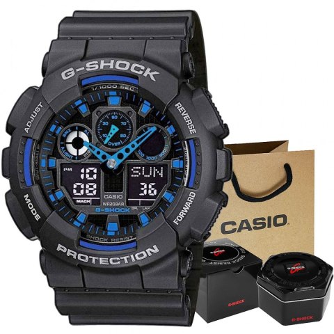 Zegarek Męski CASIO G-SHOCK GA-100-1A2ER 20 Bar Do nurkowania