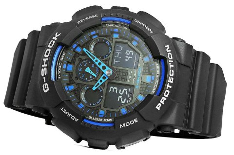 Zegarek Męski CASIO G-SHOCK GA-100-1A2ER 20 Bar Do nurkowania