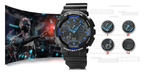 Zegarek Męski CASIO G-SHOCK GA-100-1A2ER 20 Bar Do nurkowania