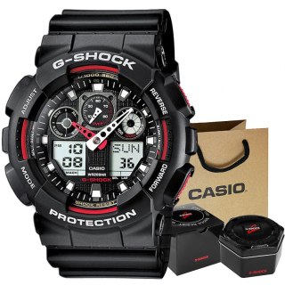 Zegarek Męski CASIO G-SHOCK GA-100-1A4ER 20 Bar Do nurkowania