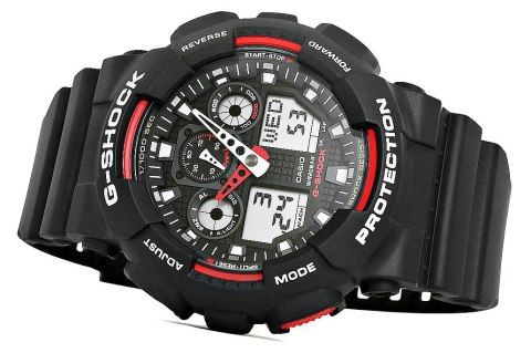 Zegarek Męski CASIO G-SHOCK GA-100-1A4ER 20 Bar Do nurkowania