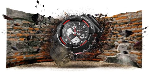 Zegarek Męski CASIO G-SHOCK GA-100-1A4ER 20 Bar Do nurkowania