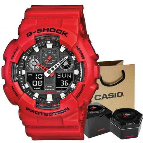 Zegarek Męski CASIO G-SHOCK GA-100B-4AER 20 Bar Do nurkowania